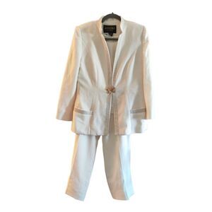 Perché Couture buttery summer 3 piece blazer w/ blouse and Pants. Size 10